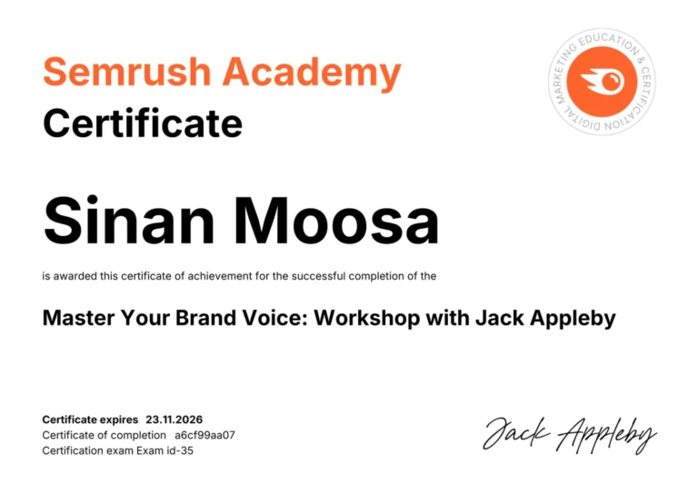 digital marketers certificate